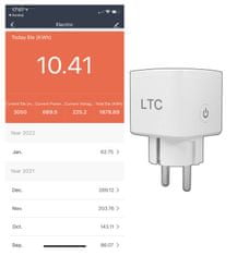 Lamex Programátor elektrická zásuvka Dálkově ovládaný časovač Wi-Fi Smart