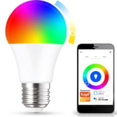Spectrum Barevná LED žárovka Stmívatelná E27 9W = 62W 850lm RGB CCT SMART TUYA WIFI