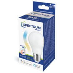Spectrum Stmívatelná LED žárovka E27 A60 5W = 45W 560lm CCT SMART TUYA WIFI mléčná barva