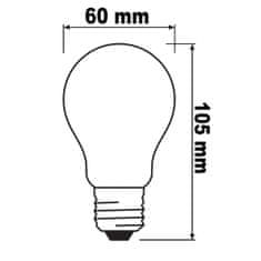 Spectrum Stmívatelná LED žárovka E27 A60 5W = 45W 560lm CCT SMART TUYA WIFI mléčná barva