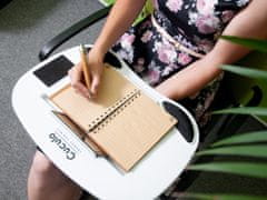 Cuculo Podložka s držákem 2v1 pro tablet a notebook, Lapdesk Black and White - Podložka pod notebook nebo tablet Comfort, Cuculo