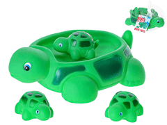 Galaxie Kamenů Mini Club želva 21cm do vany se třemi želvičkami 
