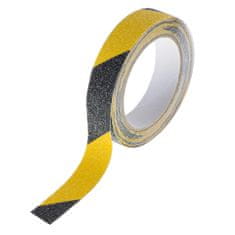 Aga Protiskluzová ochranná páska 2,5 cmx5 m černá/žlutá