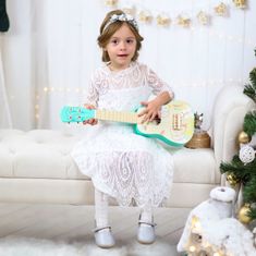 Tooky Toy Dřevěná ukulele kytara pro děti 3+