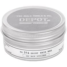 DEPOT No. 314 Shiny Hair Wax - polotekutý lesklý vosk pro vlasový styling se střední fixací 75ml