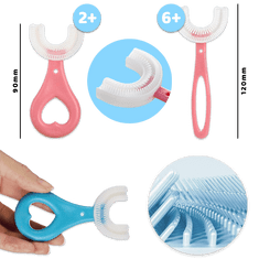 Sofistar Inovativně tvarovaný zubní kartáček (2ks)- růžová
