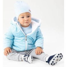 Andre Nicol Zimní kojenecký kabátek s čepičkou Nicol Kids Winter růžový, vel. 68 (4-6m)