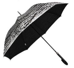 Simmy Luxusní holový deštník Noty + houslový klíč černý
