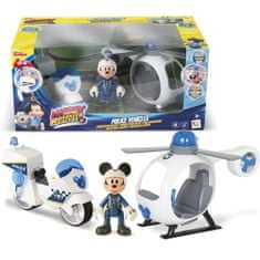Mickey Mouse IMC Toys Mickey Mouse policejní motorka + vrtulník.