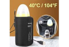 d:Rio analog USB ohřívačka nápojů / ohřívačka mléka pro kojence 40°