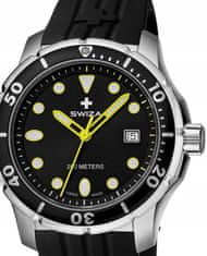 Swiza Švýcarské hodinky SWIZA TETIS Gent, SST, černé