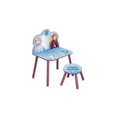 Arditex Dětský dřevěný toaletní stolek + židle DISNEY FROZEN II, WD13129