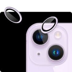 TGP Safírové ochranné sklo pro iPhone 14 /14 Plus, 0.3 karátové, fialová + certifikát GIA