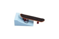 INTEREST Skateboard prstový s rampou plast 10cm mix barev na kartě.