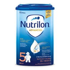 Nutrilon 5 Advanced batolecí mléko 800g, 35+
