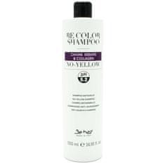 Be hair Be Color Caviar, Keratin & Collagen No Yellow - šampon neutralizující žluté tóny na barvené vlasy, 500 ml