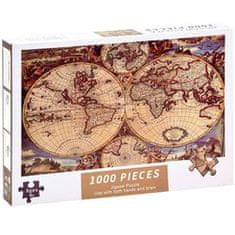 JOKOMISIADA Puzzle starožitné Mapy světa ZA3963