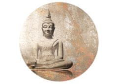 AG Design Buddha, kulatá samolepicí vliesová fototapeta do obývacího pokoje, ložnice, jídelny, kuchyně, 140x140