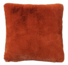 Uniglob Dekorační polštářek Furry 45x45 cm okrový
