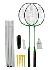 Rulyt Badmintonový set 2x raketa, 3x míček, síť, vak
