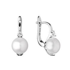 Gaura Perlové náušnice – bílé přírodní perly