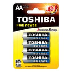 Basic Alkalické baterie TOSHIBA FINGERS LR6 AA 4 ks