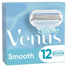 Gillette Venus Smooth náhradní holicí hlavice 12 ks