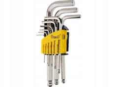 CNCPRINT Šestihranné klíče s kulovou hlavou: 1,5-10 mm;
