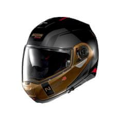 Moto helma N100-5 Consistency N-Com P/J Barva Flat Black-Bronze, Velikost S (56)