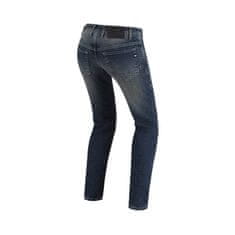 PMJ Promo Jeans Dámské moto jeansy PMJ Florida MID CE Barva modrá, Velikost 25