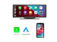 CARCLEVER Monitor 10,26 s Apple CarPlay, Android auto, Bluetooth, DUAL DVR (ds-126caDVR)
