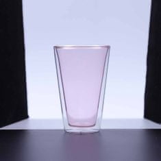 Ty Glass Termosklenice s dvojitým sklem 350ml- pink