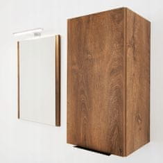Stolkar Koupelnová nástěnná skříňka Lyon 58 x 30 cm dub lefkas