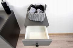 Stolkar Koupelnová skříňka s horní deskou Senja 30 cm šedá