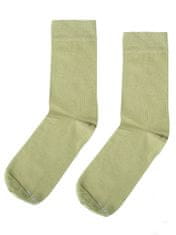 Zapana Pánské jednobarevné ponožky Pea zelené vel. 42-44