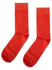 Zapana Pánské jednobarevné ponožky Flame oranžové vel. 45-47