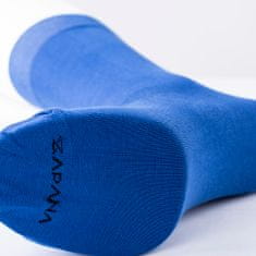 Zapana Pánské jednobarevné ponožky Wave modré vel. 42-44