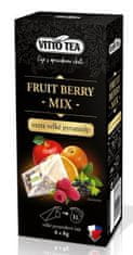 Vitto Tea Fruit Berry OVOCNÝ ČAJ, Extra velké pyramidy 48g Vitto Tea