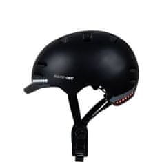 Safe-Tec SK8 Black S chytrá bluetooth helma