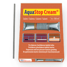 AquaStop Cream (6x "salám" 500 ml) injektážní krém proti vzlínající vlhkosti