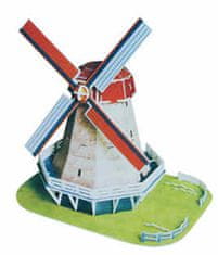 Hütermann 3D Puzzle skládačka Větrný mlýn z Holandska - střední