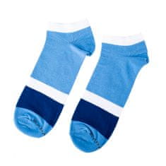 Zapana Pánské barevné kotníkové ponožky Slice světle modré vel. 39-41
