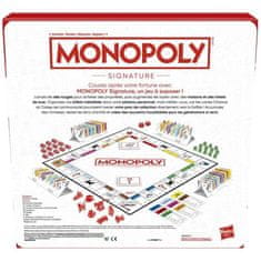 Monopoly Monopoly Signature, desková hra pro děti, desková hra pro čtyřleté děti, francouzská verze