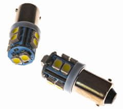 Rabel LED autožárovka BA9S T4W T5W 10 smd 12V bílá