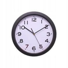 Uniglob Klasické nástěnné hodiny černé 30,5 cm Bazo