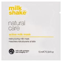 Milk Shake Natural Care Active Milk Mask - mléčná maska pro suché a poškozené vlasy, 10 ml