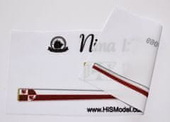 HiSModel Sada vlajek pro model - Heller Nina 1:75