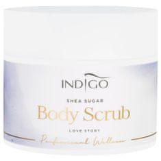 Indigo Body Scrub Love Story - tělový peeling z hrubozrnného cukru