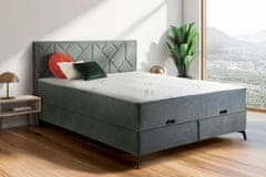 GMP Dvoulůžková postel OMEGA - béžová 180 × 200 cm