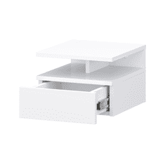Target Home Nástěnná noční skříňka se zásuvkou 32x35x23 cm, bílá